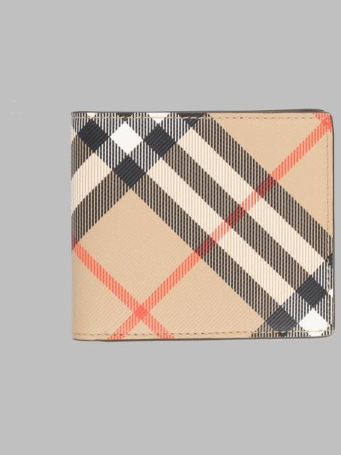 Burberry Burberry Men Portafoglio Bifold Con Stampa Check