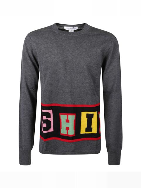 Comme des Garçons SHIRT Crew neck sweater with writing