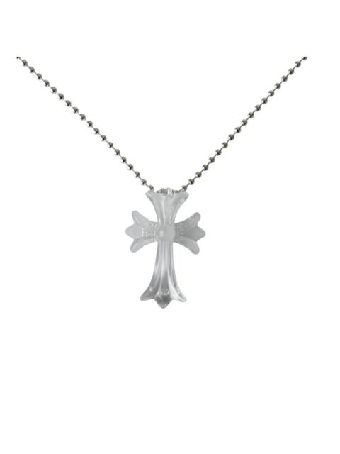 Chrome Hearts Chrome Hearts Silicone Cross Necklace White