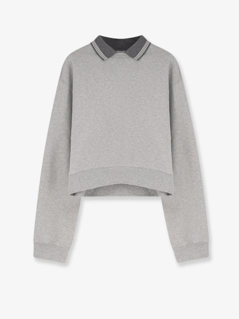 Miu Miu Miu Miu Women Melange Cotton Sweatshirt