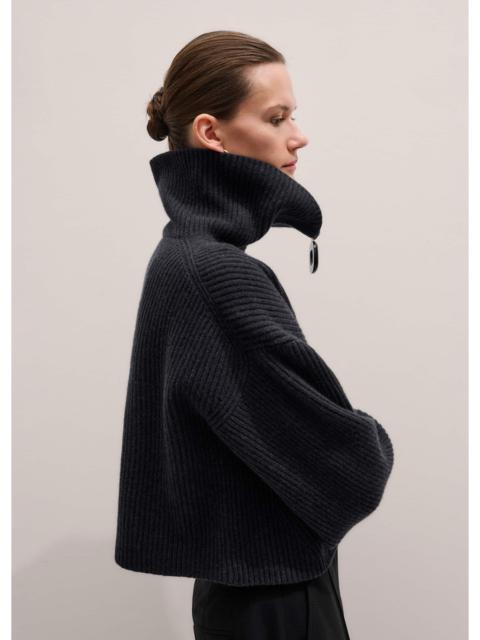 ME+EM High Zip Neck Sweater
