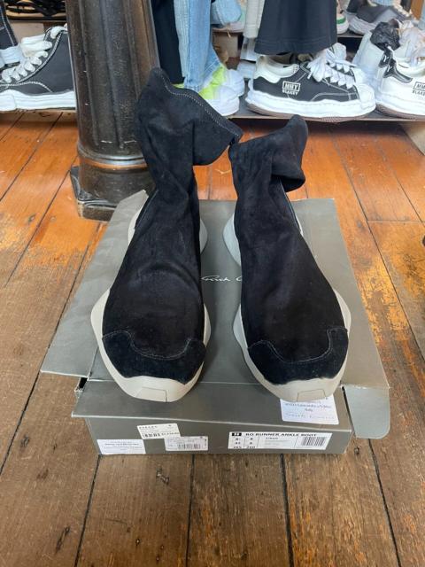 Rick Owens Rick Owens FW15 x Adidas Black Vicious Ankle Suede Boots