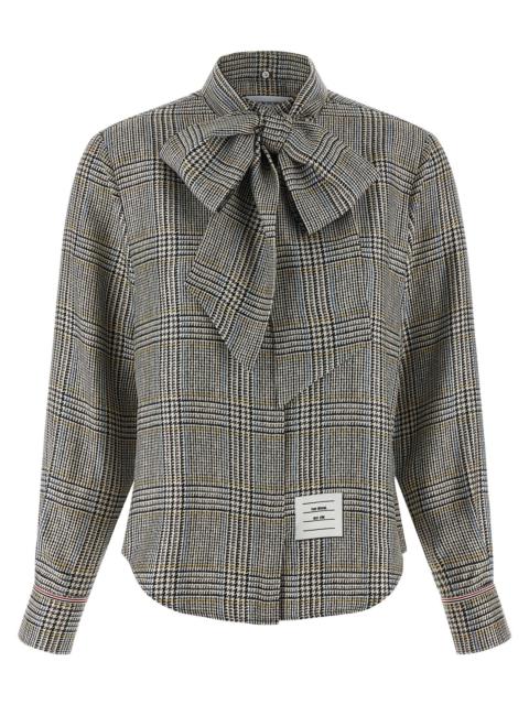 Thom Browne Thom Browne Women Prince Of Wales Check Shirt
