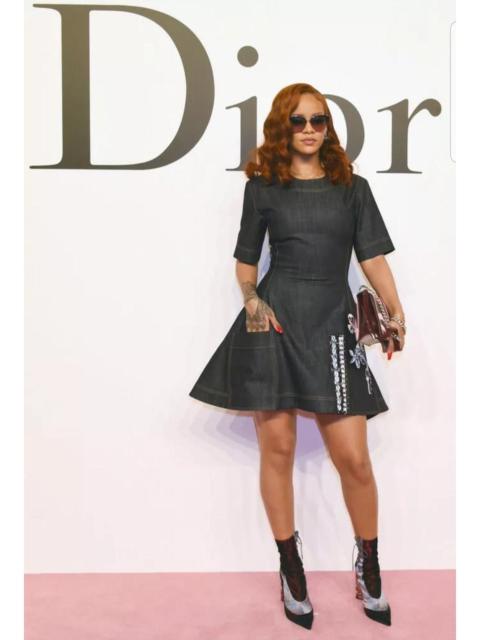 Dior Christian Dior - RS - F/W 15 - Embellished Denim Dress