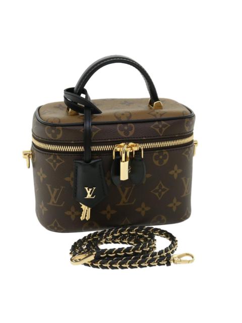 LOUIS VUITTON Monogram Reverse Vanity Nvpm Hand Bag M45165