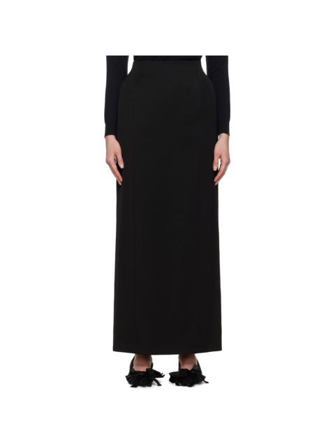 BALENCIAGA Black Hourglass Maxi Skirt
