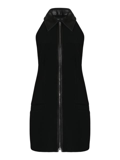 Proenza Schouler Emi Zipped Suiting Mini Dress black