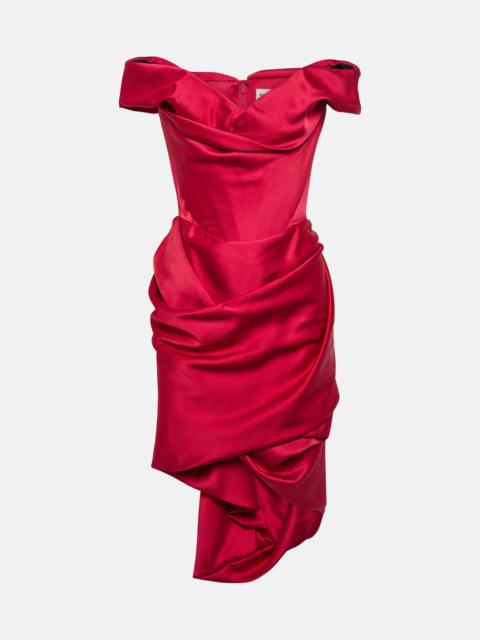 Vivienne Westwood Nova Cora crêpe satin minidress