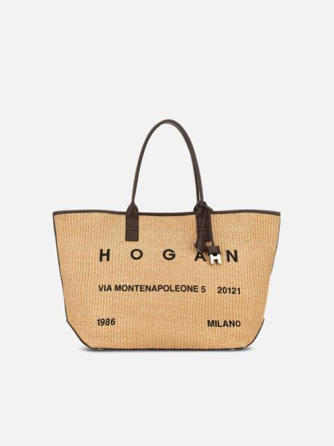HOGAN Hogan Script Shopping Bag Medium