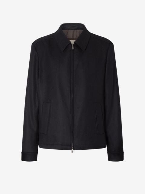 CORNELIANI Black stretch cashmere jacket