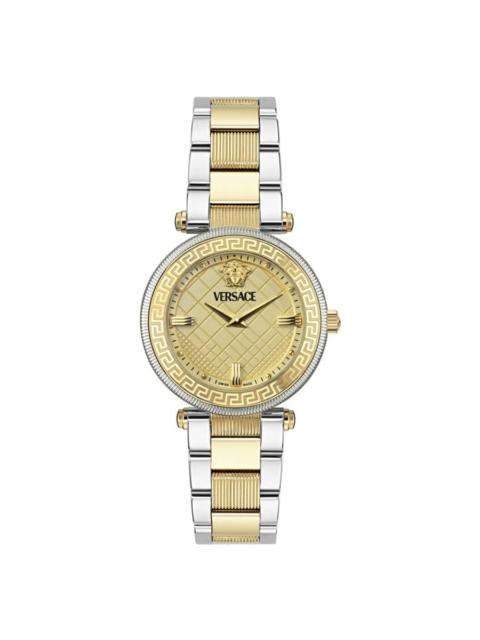 VERSACE Versace Reve Quartz Gold Dial Ladies Watch VE8B00324