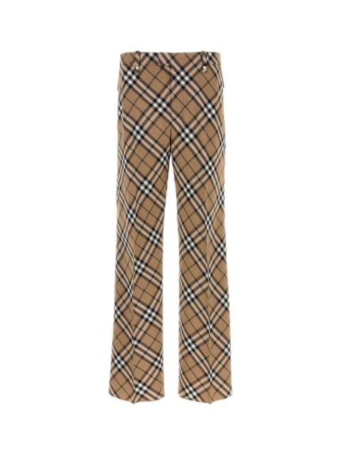 Burberry Embroidered polyester blend pant