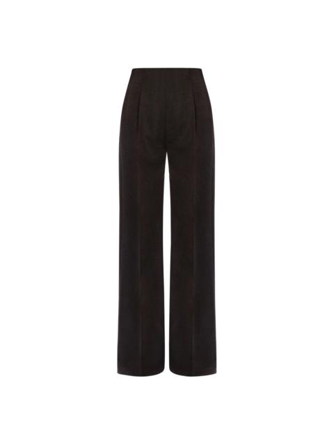 Other Designers Alberta Ferretti Grey Trousers - High-Waisted Trousers Women
