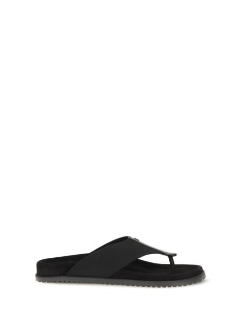 Dolce & Gabbana Dolce & Gabbana Men Logo Thong Sandals
