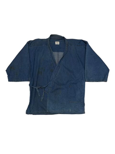 Other Designers Vintage - Vintage Japan Designer Classic Kimono Distressed Denim
