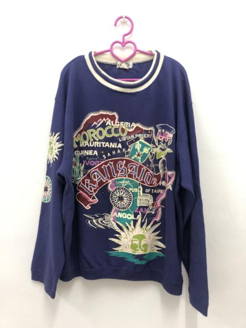 Other Designers Kansai Yamamoto - Rare Vintage KANSAI O2 Maps Pirates Beads Jewel Japan Luxury