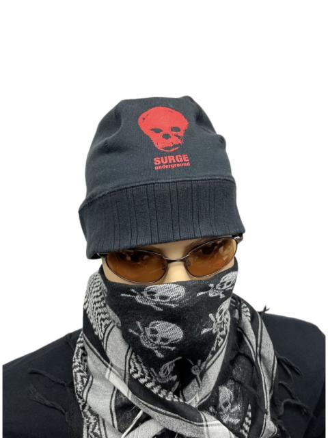 Other Designers 14th Addiction - Vintage Punk Skull SURGE UNDERGROUND Cotton Beanie