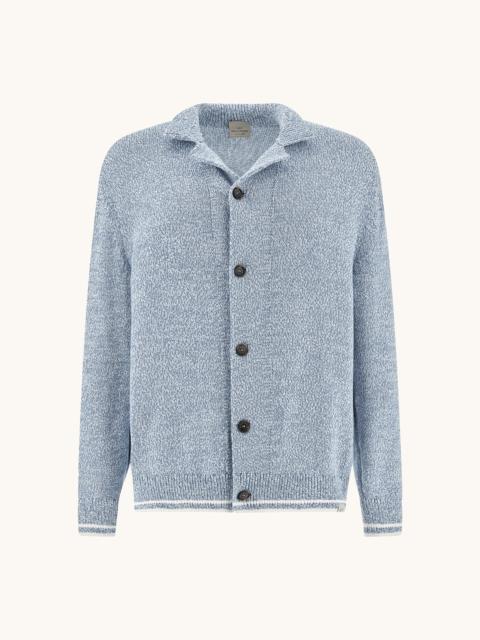 Paul & Shark CARDIGAN IN PIUMA COTTON