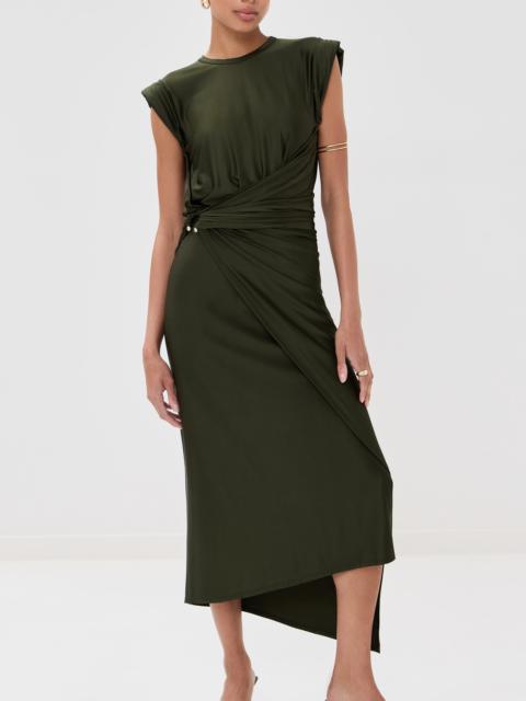 rabanne Draped Long Dress