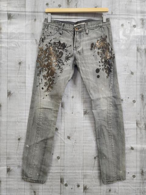 Other Designers Japanese Brand - Vintage RNA Arts Splattered Denim Jeans Japan