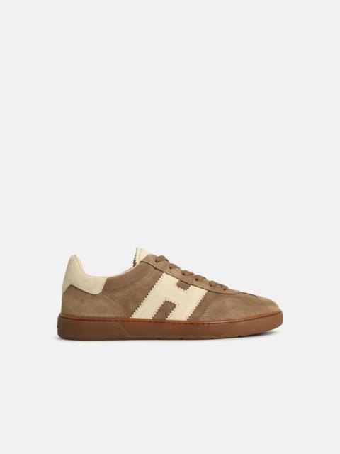 HOGAN 'COOL' BEIGE SUEDE SNEAKERS