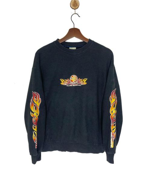 Other Designers Ron Jon Surf Shop - Piko Surfing Longboards Flames Sweatshirt