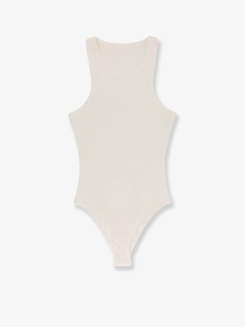 Alaïa Alaia Halter Cotton And Viscose Bodysuit
