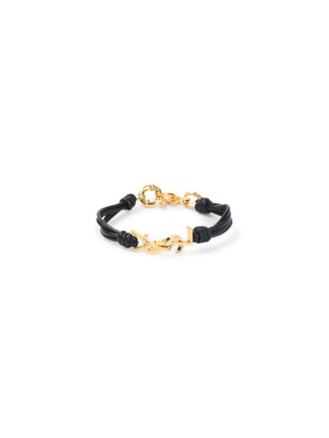 SAINT LAURENT Saint Laurent Multi-Strand Cassandre Bracelet Women