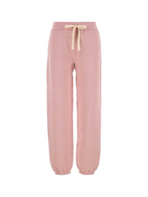 Jil Sander Jil Sander Women Pink Cotton Joggers