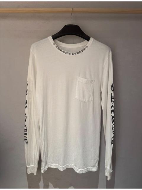 Chrome Hearts Chrome Hearts Long Sleeve Pocket Long Sleeve White Shirt
