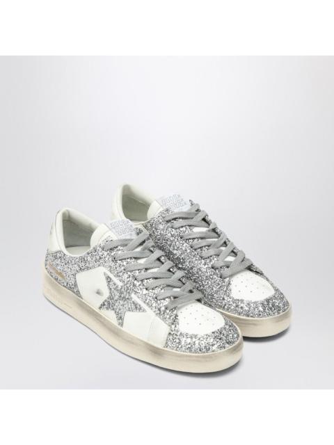 Golden Goose Golden Goose Stardan White/Glitter Silver Sneaker Women