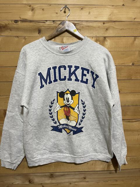 Other Designers Vintage 90s mickey mouse distressed sweatshirt