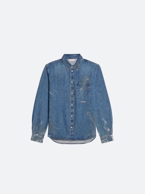 Helmut Lang PAINTED DENIM SHIRT