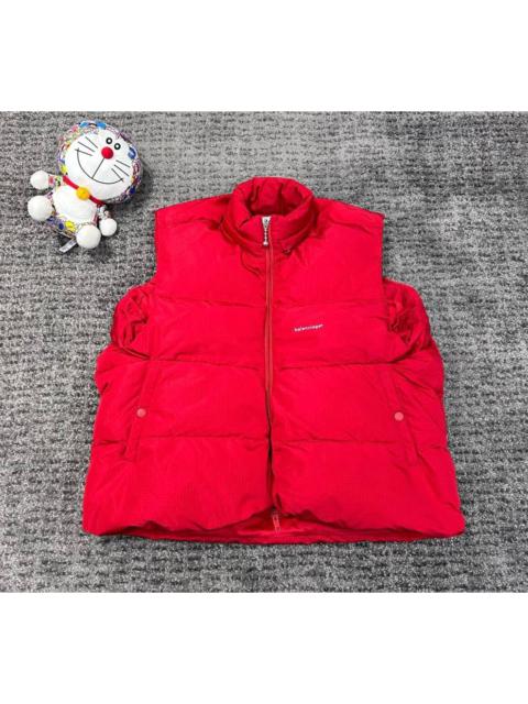 BALENCIAGA Balenciaga Red Puffer Vest