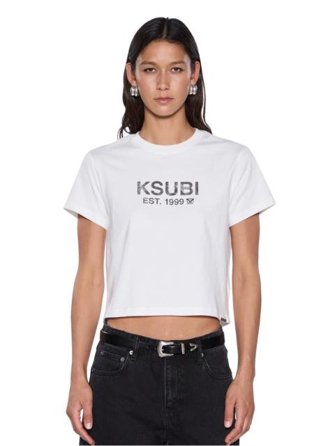 Ksubi SHRUNKEN SS TEE VINTAGE WHITE