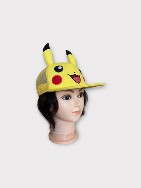 Other Designers Nintendo - Vintage Pokemon Pikachu Trucker Snapback Hat With Ears