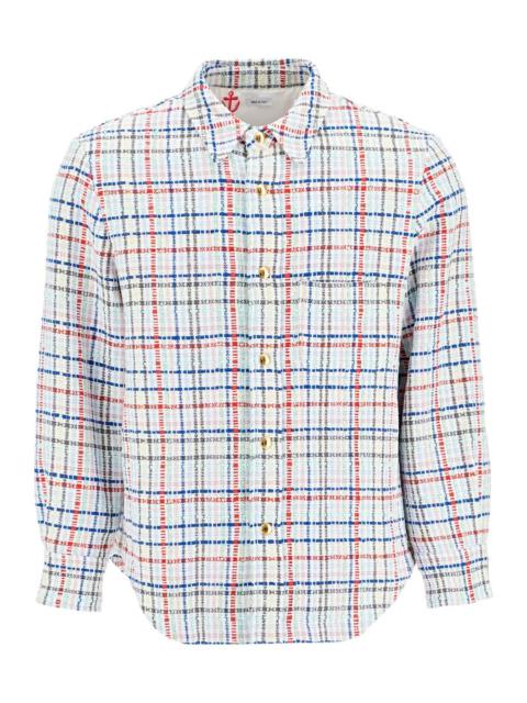 Thom Browne Multicolor Gingham Tweed Shirt Jacket