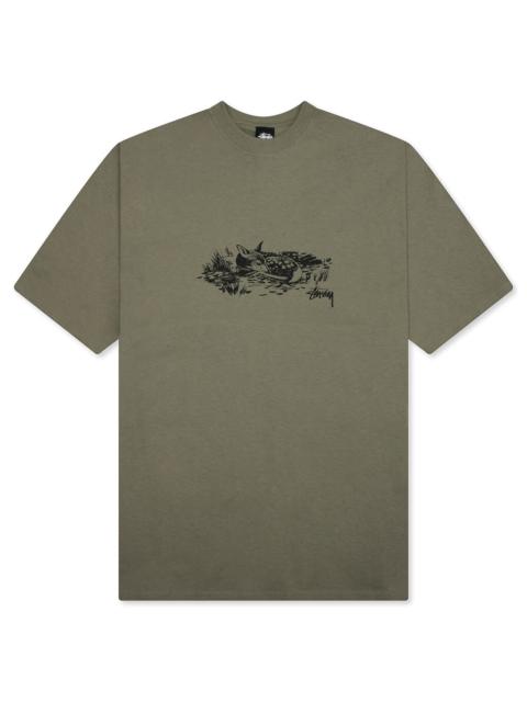 Stüssy FAWN TEE - ARMY