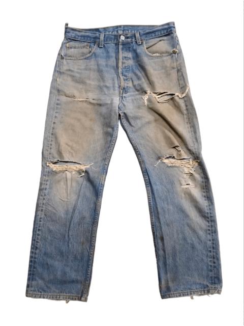Levi's Vintage Levi's 501xx Distressed Faded Button 544