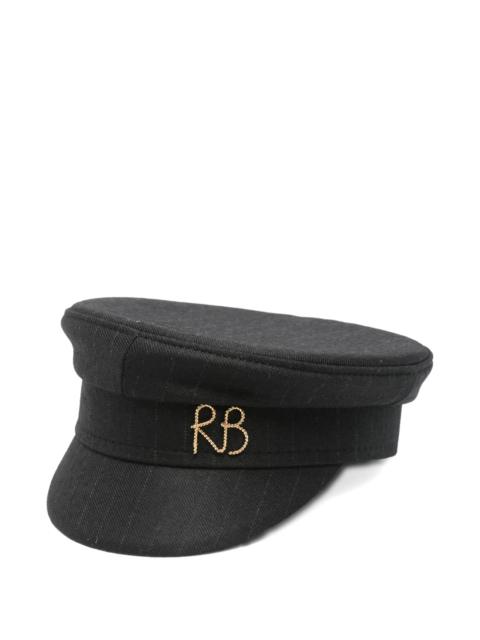 RUSLAN BAGINSKIY stripe-pattern beret