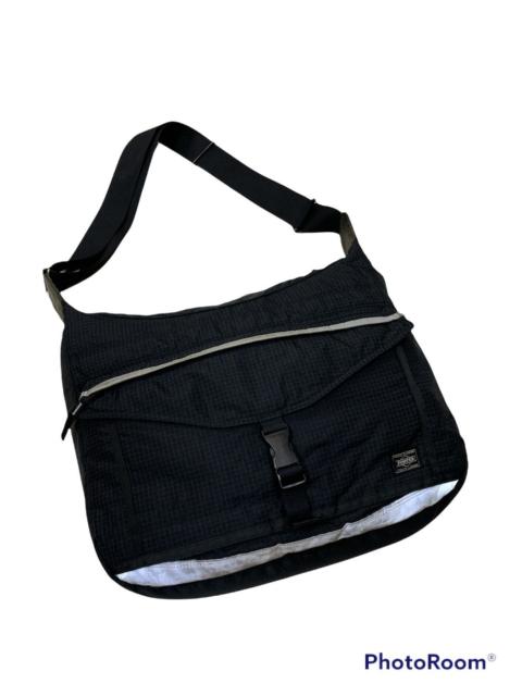 PORTER VTG PORTER YOSHIDA & COMPANY PLAID NYLON MESSENGER BAG