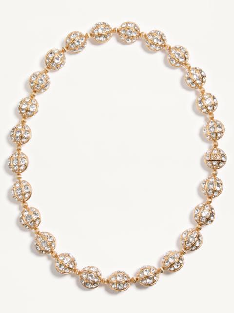 Valentino POETIQUES DES GOUTTES METAL AND SWAROVSKI® CRYSTAL NECKLACE