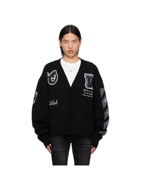 Off-White Black Varsity Cardigan