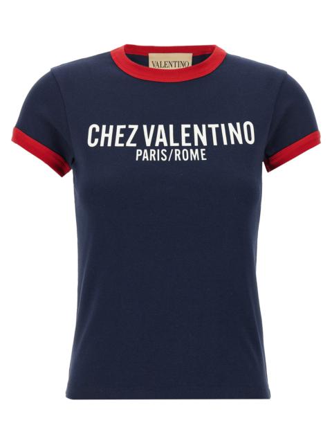Valentino Chez Valentino T-Shirt Blue