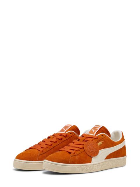 PUMA PUMA Charles F. Stead Suede Sneaker in Orange Glo/Puma White at Nordstrom