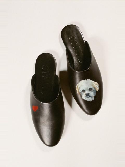 STAUD STAUD CUSTOM ABBY SLIPPER BLACK