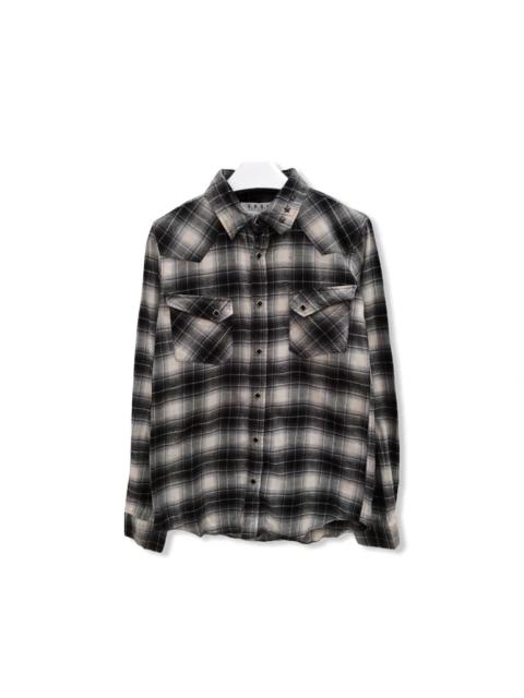 Other Designers Japanese Brand - Japanese Brand Varosh Plaid Tartan Flannel Shirt 👕