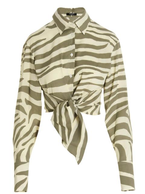 Balmain Balmain Women Zebra Shirt