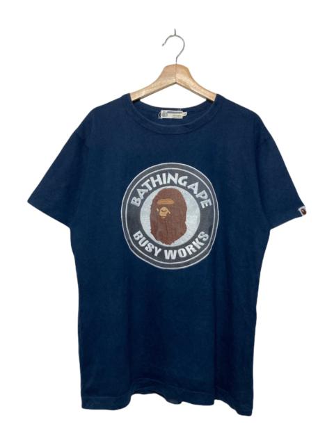 A BATHING APE® Vintage Bape A Bathing Ape Busy Work Tees