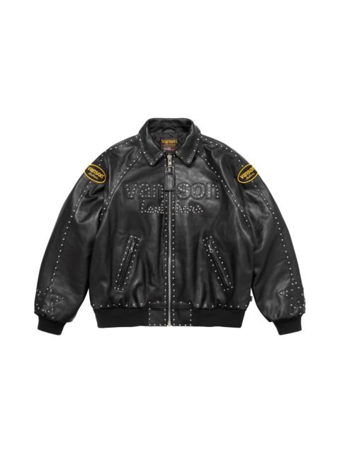 Supreme Supreme x Vanson Leathers x B.B. Simon Jacket 'Black'